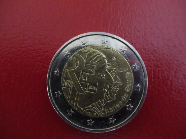 PIÈCE DE 2 euros Charles de Gaulle 2020 EUR 3,00 - PicClick DE